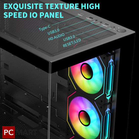 Sama SV01 Best Mid Tower ATX - Black (BTF) Sama SV01 Best Mid Tower ATX - Black (BTF)