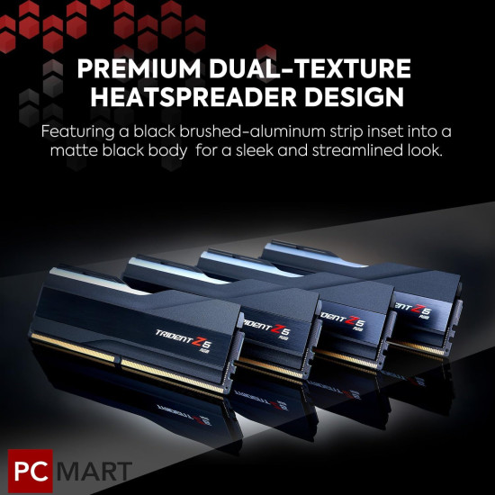 G.SKILL Trident Z5 RGB DR5 64GB (2x32GB) 6000MHz CL36,XMP & EXPO - Black G.SKILL Trident Z5 RGB DR5 64GB (2x32GB) 6000MHz CL36,XMP & EXPO - Black