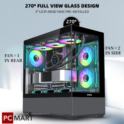 Sama SV02 ATX Case - Black (BTF)