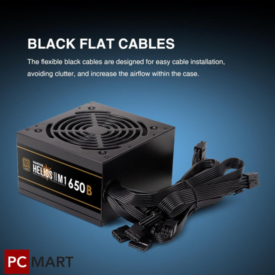 Gamdias HELIOS M1-650B 650w Bronze 80+ , Power Supply Gamdias HELIOS M1-650B 650w Bronze 80+ , Power Supply
