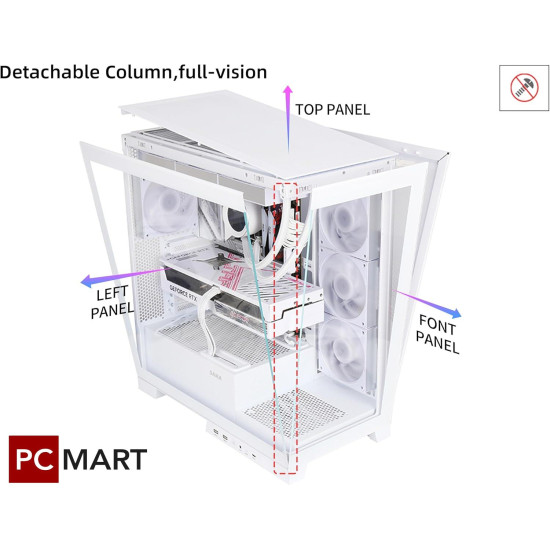Sama Neview 2351 Mid Tower Case - White (BTF) Sama Neview 2351 Mid Tower Case - White (BTF)
