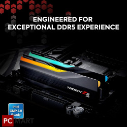 G.SKILL Trident Z5 RGB DR5 64GB (2x32GB) 6000MHz CL36,XMP & EXPO - Black