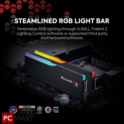 G.SKILL Ripjaws M5 RGB DDR5 96GB (2x48GB) 6400MHz CL32, Intel XMP 3.0 - Black