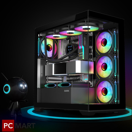 Sama SV01 Best Mid Tower ATX - Black (BTF) Sama SV01 Best Mid Tower ATX - Black (BTF)