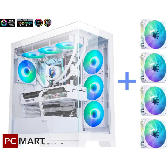Sama Neview 2351 Mid Tower Case - White (BTF) Sama Neview 2351 Mid Tower Case - White (BTF)