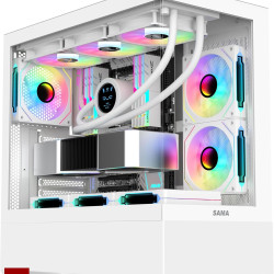 Sama SV02 ATX Case - White (BTF)