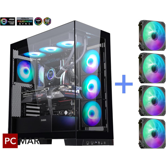 Sama Neview 2351 Mid Tower Case - Black (BTF) Sama Neview 2351 Mid Tower Case - Black (BTF)