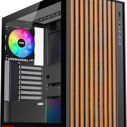 SAMA SV05 V-Nature Mid Tower Case ATX - Black (BTF)