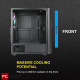 Raptor 290-XL ARCTIC HAWK RGB Mid Tower Case - Black Raptor 290-XL ARCTIC HAWK RGB Mid Tower Case - Black
