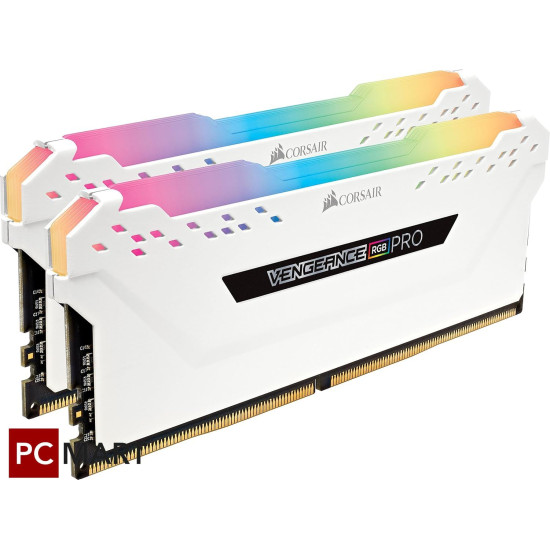 Corsair Vengeance RGB PRO SL 16GB (2x8GB) DDR4 3600MHz CL18 - White Corsair Vengeance RGB PRO SL 16GB (2x8GB) DDR4 3600MHz CL18 - White