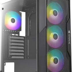 Raptor 290-XL ARCTIC HAWK RGB Mid Tower Case - Black