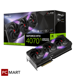 PNY GeForce RTX™ 4070 Ti SUPER 16GB XLR8 Gaming VERTO