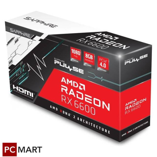 Sapphire PULSE AMD Radeon RX 6600 8G