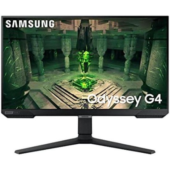 SAMSUNG 25" Odyssey G4 Series FHD Gaming Monitor, IPS, 240Hz, 1ms, G-Sync Compatible, AMD FreeSync Premium, HDR10, Ultrawide Game View, DisplayPort, HDMI, Fully Adjustable Stand, LS25BG402ENXGO