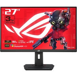 ASUS ROG Strix 27” QHD (2560x1440) HDR400 USB-C Gaming Monitor (XG27ACS), 180Hz,1ms, Fast IPS, 133% sRGB, Extreme Low Motion Blur Sync, G-Sync Compatible, DisplayWidget, Tripod Socket